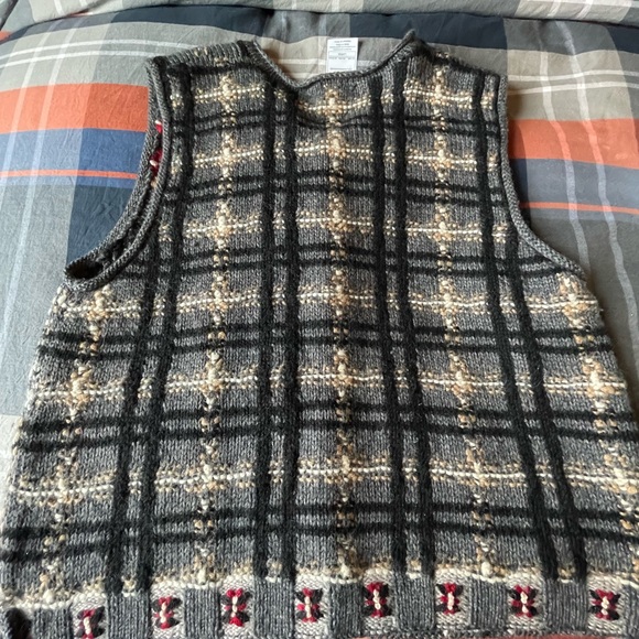 Laura Ashley Vintage Sweater Vest Medium - Picture 2 of 9